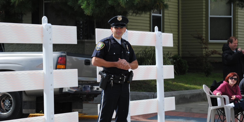 Andy as Police Officer 
